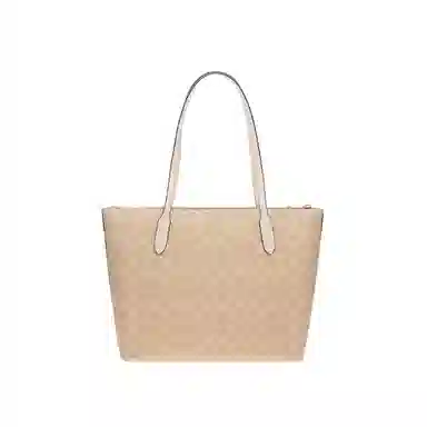 COACH Zip Top Tote 30 Logo Tote