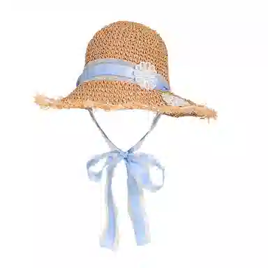 杨同学 法式度假时尚百搭 纸草 防晒帽 女款