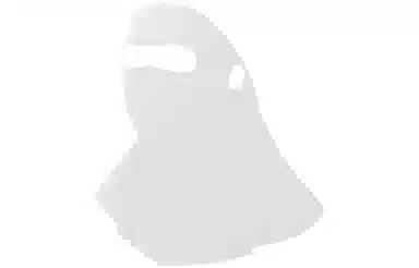 优幽兰 简约高级感全脸防紫外线高颜值遮阳护颈一体脸基尼纯色百搭户外通勤开车遮阳透气脸罩 锦纶 防晒面罩 女款