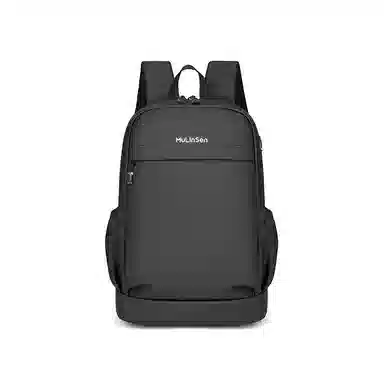 木林森 时尚轻便简约纯色大容量潮流防泼水耐磨百搭 尼龙 双肩包 男女同款情侣款 多色