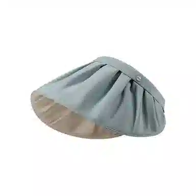 稻草人 夏季防紫外线空顶太阳帽 韩系百搭显脸小 大帽檐 可折叠 涤纶 防晒帽 女款