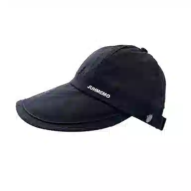 艾佳微 宽檐防晒太阳帽出游逛街马术帽可挂口罩 涤纶 鸭舌帽 男女同款情侣款