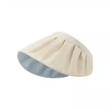 稻草人 夏季防紫外线空顶太阳帽 韩系百搭显脸小 大帽檐 可折叠 涤纶 防晒帽 女款