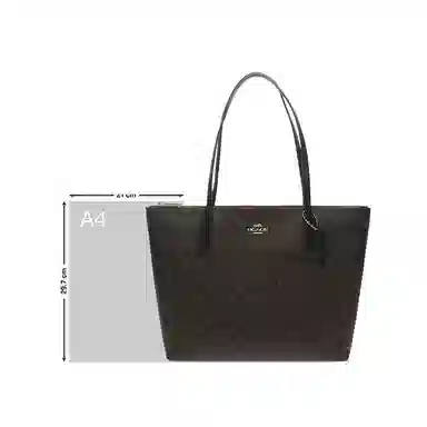 COACH Zip Top Tote 30