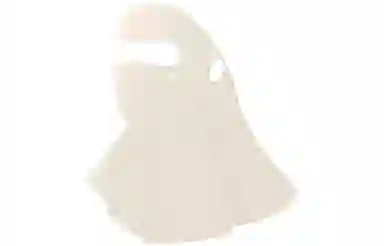 优幽兰 简约高级感全脸防紫外线高颜值遮阳护颈一体脸基尼纯色百搭户外通勤开车遮阳透气脸罩 锦纶 防晒面罩 女款