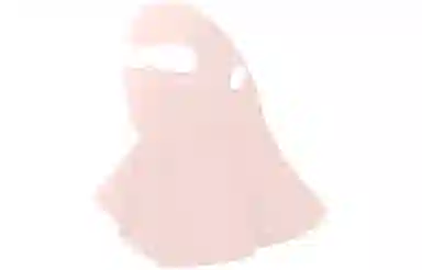 优幽兰 简约高级感全脸防紫外线高颜值遮阳护颈一体脸基尼纯色百搭户外通勤开车遮阳透气脸罩 锦纶 防晒面罩 女款