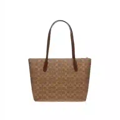 COACH Zip Top Tote 30
