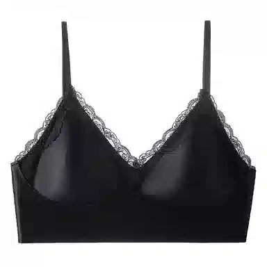 二三二三 透气吸汗聚拢有型防下垂亲肤柔软无痕舒适侧收副乳纯欲美背性感蕾丝时尚百搭优雅文胸 女款