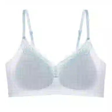 二三二三 透气吸汗聚拢有型防下垂亲肤柔软无痕舒适侧收副乳纯欲美背格子蕾丝时尚百搭清新甜美文胸 女款