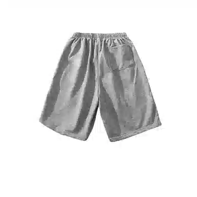 北极绒 韩版潮流百搭宽松直筒运动五分裤休闲短裤 男款