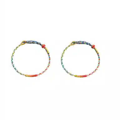 【福禄好运到丨可DIY】 色菲尔 金榜题名锦鲤民族风考研高考中考转运五彩绳幸运手工可调节手链#好运 编织 手绳 男女同款情侣款