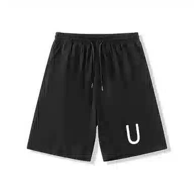 乱步 运动潮牌复古字母印花宽松美式五分裤夏季休闲短裤 男女同款