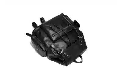 Ace Paul Multi-Pocket Drawstring Backpack Black