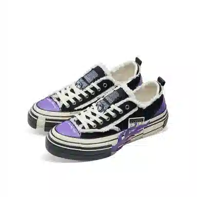 xVESSEL Low Top Purple Black