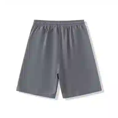 乱步 学生夏季冰丝凉感外穿简约趣味字母速干宽松五分裤休闲短裤 男女同款