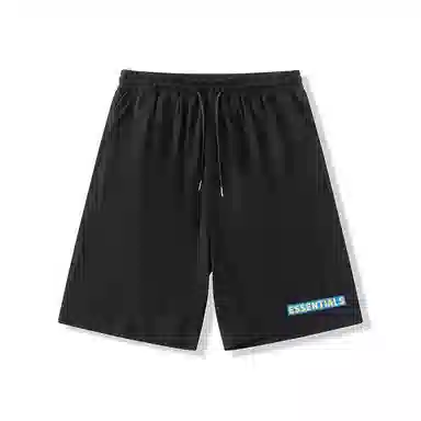 乱步 美式嘻哈潮流运动裤大码冰丝凉感外穿港风宽松五分中裤休闲短裤 男女同款