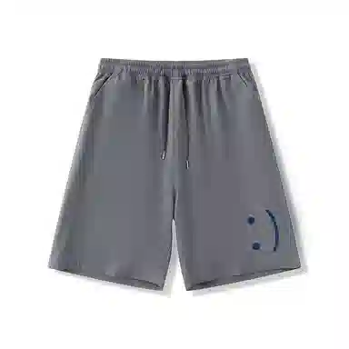 乱步 大码外穿宽松五分裤沙滩裤百搭黑色裤子休闲短裤 男女同款