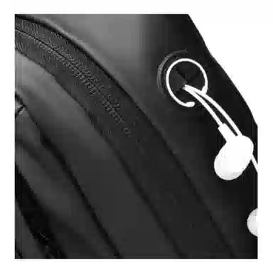 泰克森 防水背包休闲时尚运动胸前包 牛津纺 胸包 男女同款情侣款 黑色/蓝色/灰色