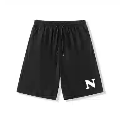 乱步 港风宽松潮牌时尚百搭简约休闲短裤 男女同款