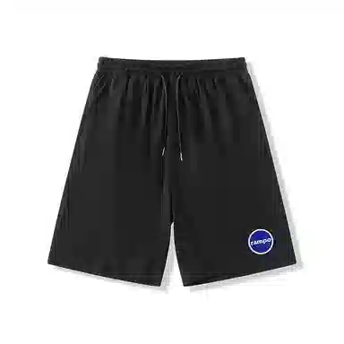 乱步 学生夏季冰丝凉感外穿潮牌字母速干宽松五分休闲短裤 男女同款