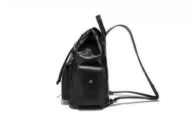 Ace Paul Multi-Pocket Drawstring Backpack Black