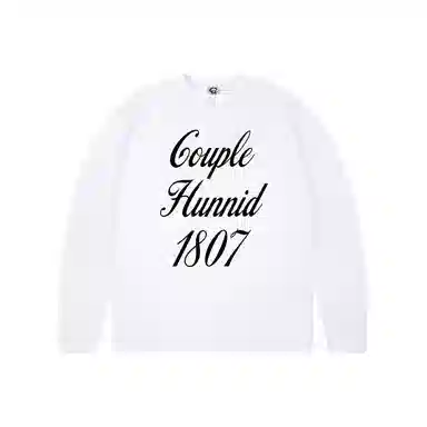 Couple Hunnid 1807 Graffiti Letter Long Sleeve Sweatshirt