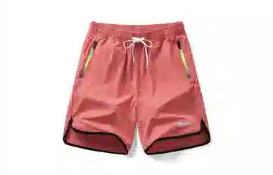 木林森 健身休闲简约纯色运动短裤 男女同款