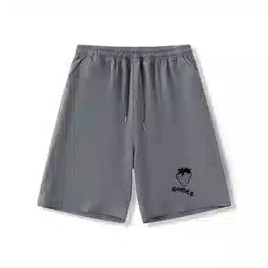 乱步 学生夏季速干宽松五分裤凉感简约草莓休闲短裤 男女同款