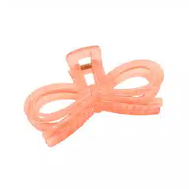 如花梦 氛围感蝴蝶结甜美 亚克力 发夹 女款