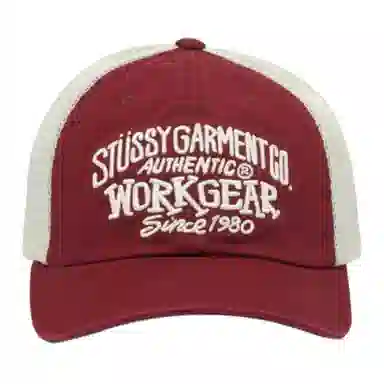 Stussy Embroidered Logo Cap Red