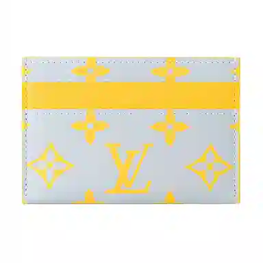 LOUIS VUITTON Double Card Holder Monogram Glow