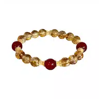 琅风 转运纳财富贵如意黄塔晶高级感百搭潮流#好运 水晶 手串 女款