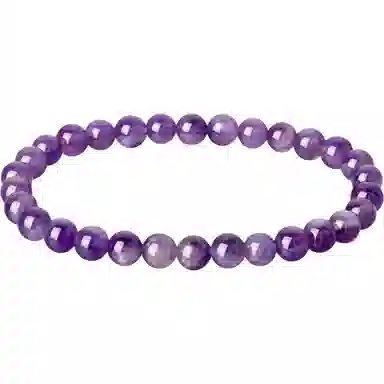 【紫气东来】 老凤祥 紫霞似锦 九紫离火转运珠招财纳福旺事业疗愈能量轻奢小众素串表白礼盒#好运天然 紫水晶 手串 女款