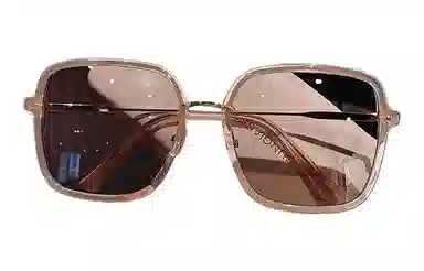 优幽兰 潮流高级感痞帅气质街拍旅行个性设计感 金属 不规则形 太阳眼镜 女款