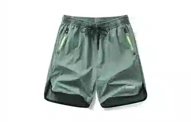 木林森 健身休闲简约纯色运动短裤 男女同款