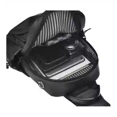 泰克森 防水背包休闲时尚运动胸前包 牛津纺 胸包 男女同款情侣款 黑色/蓝色/灰色