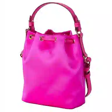 TF Satin Bucket Bag Pink