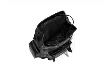 Ace Paul Multi-Pocket Drawstring Backpack Black