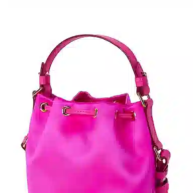 TF Satin Bucket Bag Pink