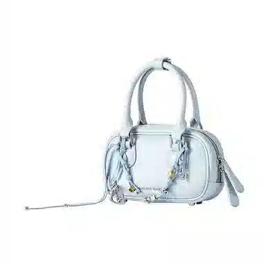 AMAZING SONG Mahjong Bag Cream Yellow/Dark Chocolate