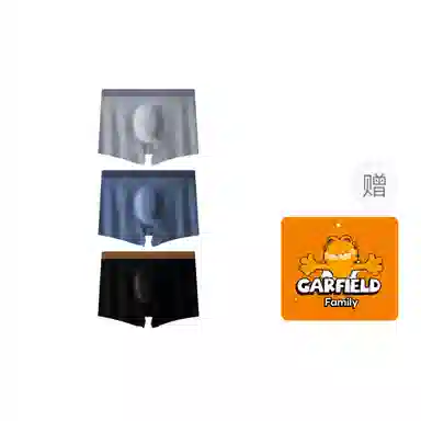 Garfield Family Antibacterial Ice Silk Boxer Briefs Men Set