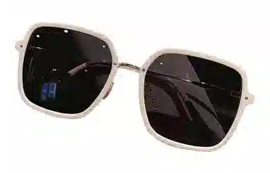 优幽兰 潮流高级感痞帅气质街拍旅行个性设计感 金属 不规则形 太阳眼镜 女款