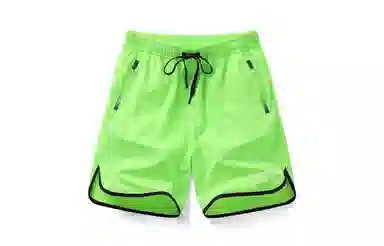 木林森 健身休闲简约纯色运动短裤 男女同款