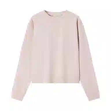 森马 圆领宽松纯色长袖卫衣 女款