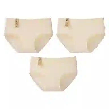 二三二三 抗菌裆部亲肤柔软舒适不卡档吸湿排汗不勒肉三角裤无痕透气百搭时尚不夹臀纯色时尚百搭潮流提花内裤 女款 组合装