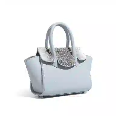 维尼奥 质感通勤鳄鱼纹撞色菜篮子包高级感时尚简约百搭经典气质中年妈妈包 合成革 单肩斜挎手提包 常规 女款 红棕/黑色/焦糖/蓝色