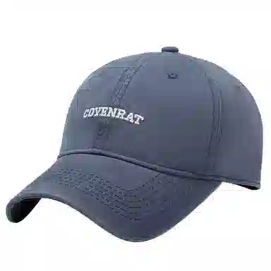 艾佳微 水洗做旧字母刺绣韩版时尚简约百搭显脸小 棉 鸭舌帽 男女同款情侣款