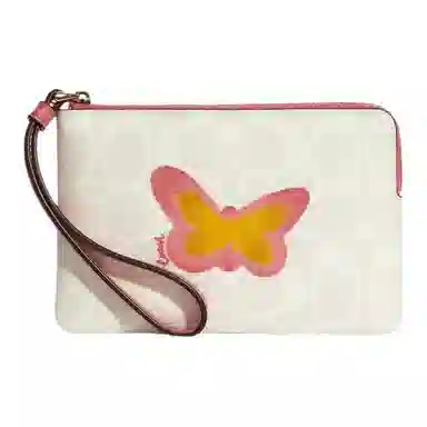 COACH Corner Zip Wristlet 16