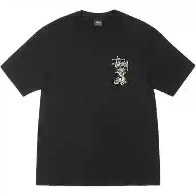 Stussy DOUBLE DRAGON TEE PIGMENT DYED T