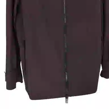 Burberry Logo Zip Hoodie Black